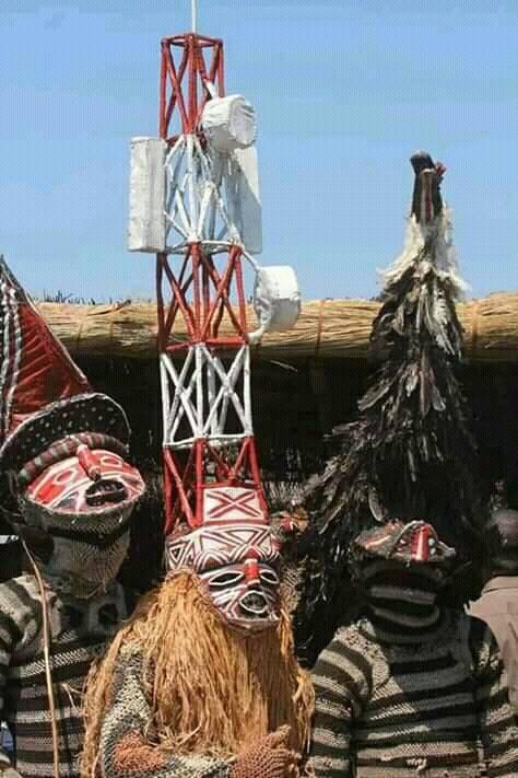 At the 2019 Likumbi lya Mize, there was a Telecommunications tower which was in the form of a likishi and named Kaposhi. According to the Vaka Chinyama tradition, all the things (living or non-living) surrounding their communities have the possibility of being a likishi during the resurrection of makishi at the Mize day and behave a certain way.